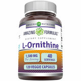 Amazing Nutrition L-Ornitina 1500 mg - 120 Cápsulas