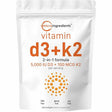 Micro Ingredients  Vitamina D3 con K2  - 300 Cápsulas Blandas - Haz Tu Pedido