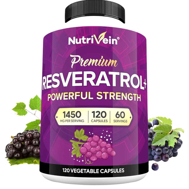 Resveratrol  1450 mg - 120 Cápsulas Vegetales - Haz Tu Pedido