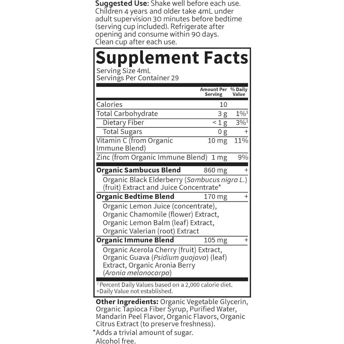 Jarabe inmunológico de saúco orgánico para niños - 116 ml