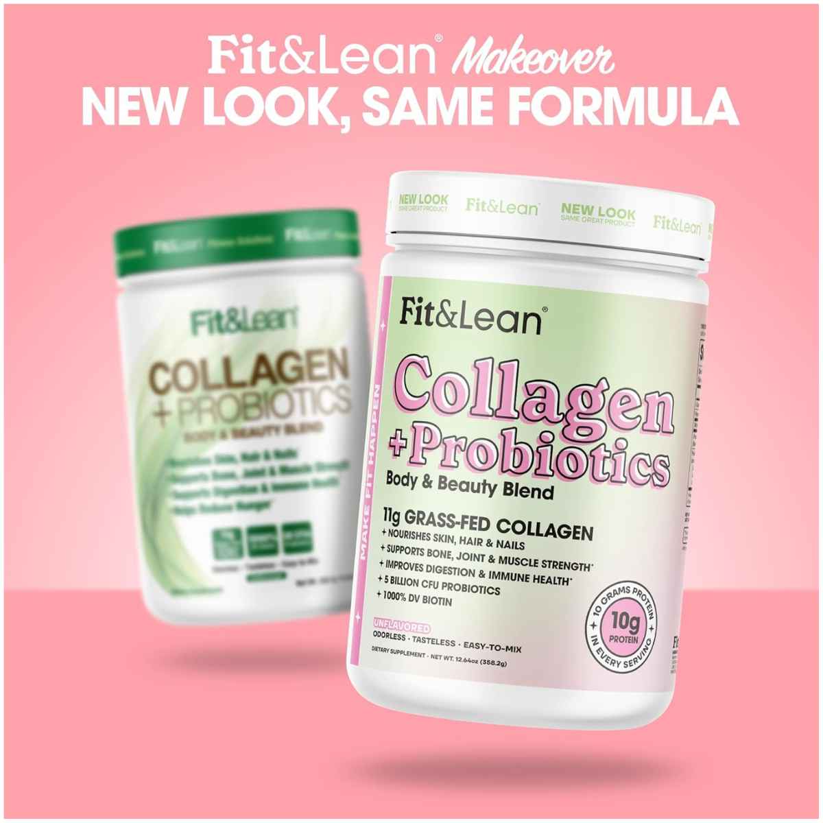 Fit & Lean Collagen + Probiotics 5 Billion - 358 g