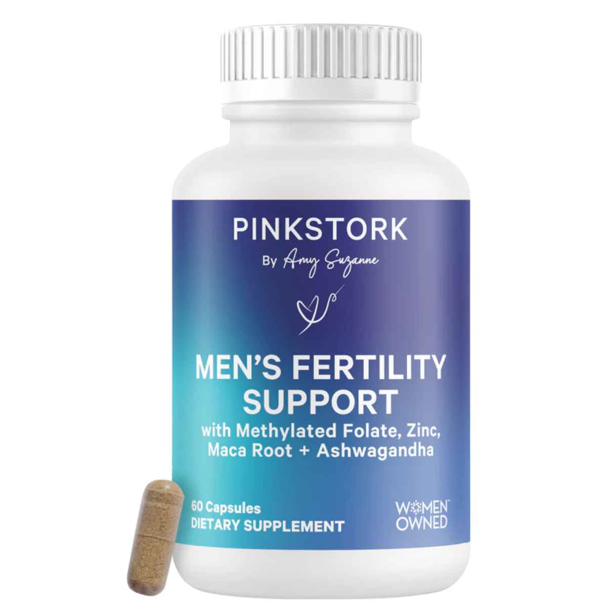 Pink Stork Men's Fertility Support - 60 Cápsulas Vegetarianas - Haz Tu Pedido