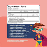 Lovebug Probiotics Probióticos para Niños Pequeños 15 Mil Millones CFU - 60 Tubitos - Tabla Nutricional - Haz Tu Pedido