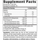 Nordic Naturals  Omega Ultimate + CoQ10 - Sabor Limón - 90 Cápsulas Blandas - Tabla Nutricional - Haz Tu Pedido
