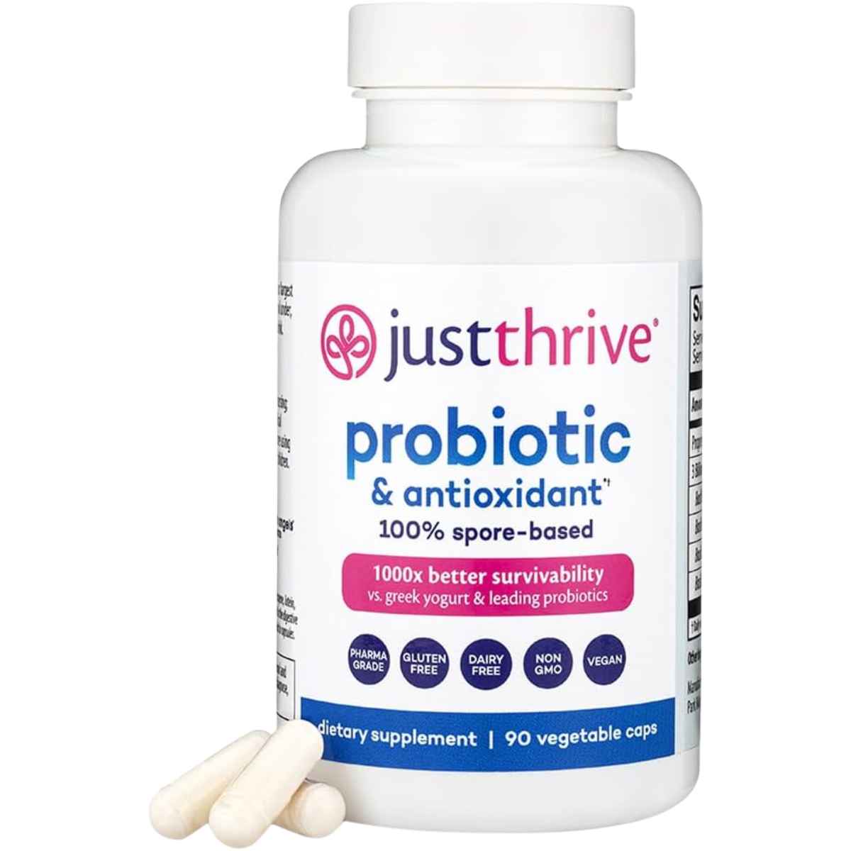 Just Thrive Probiótico - 90 Cápsulas Vegetales - Haz Tu Pedido