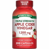 Nature's Truth Vinagre de Manzana  1200 mg - 200  Cápsulas de Liberación Rápida - Haz Tu Pedido