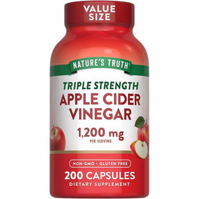 Nature's Truth Vinagre de Manzana  1200 mg - 200  Cápsulas de Liberación Rápida - Haz Tu Pedido