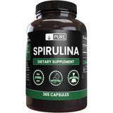 Pure Organic Ingredients Espirulina  - 365  Cápsulas - Haz Tu Pedido