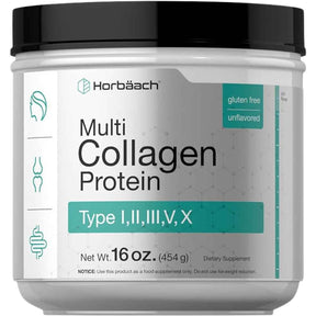 Horbäach Proteína de Colágeno Multitipo en Polvo - 454 g - Haz Tu Pedido