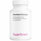 Super Smart Extracto de Damiana 750 mg - 90 Cápsulas Vegetarianas