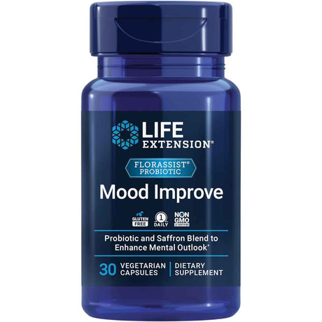 Life Extension Florassist® Probiótico Mejora del Ánimo - 30 Cápsulas Vegetarianas - Haz Tu Pedido