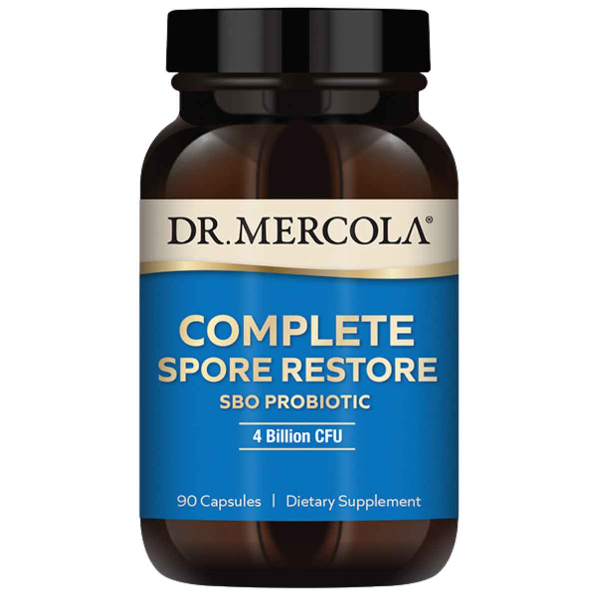 Dr. Mercola Probiótico Restaurador Completo con Esporas SBO 4 Mil Millones CFU - 90 Cápsulas - Haz Tu Pedido