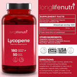LongLifeNutri Lycopene 50 mg - 180 Cápsulas Vegetarianas - Haz Tu Pedido