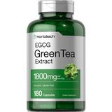 Horbäach Extracto de Té Verde 1800 mg - 180 Cápsulas - Haz Tu Pedido