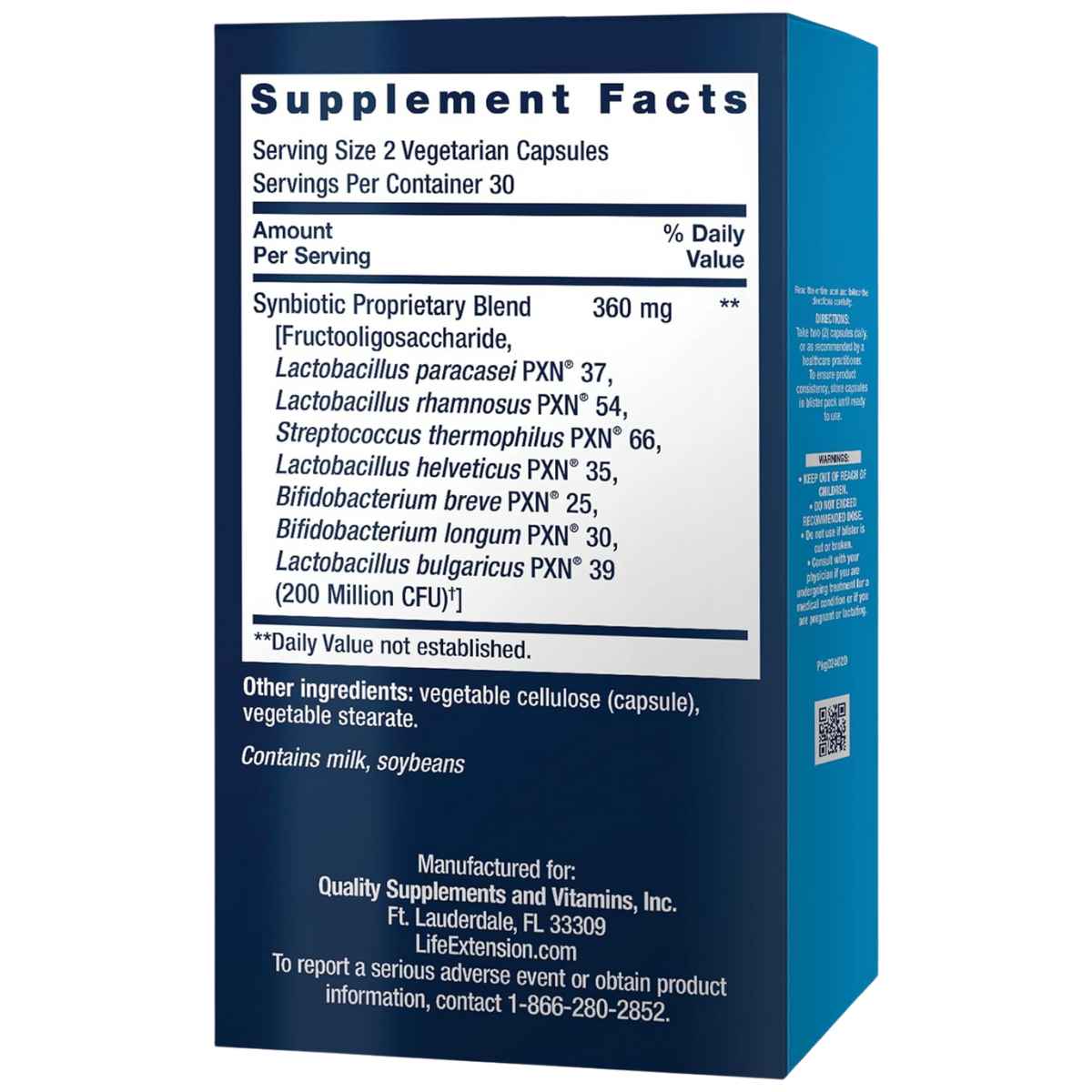 Life Extension FLORASSIST® Restauración Hepática con Prebióticos y Probióticos - 60 Cápsulas Vegetales - Tabla Nutricional - Haz Tu Pedido