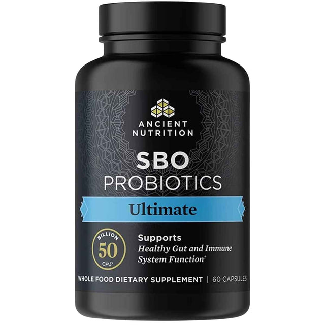 Ancient Nutrition Probióticos SBO Ultimate: Soporte Digestivo - 60 Cápsulas - Haz Tu Pedido