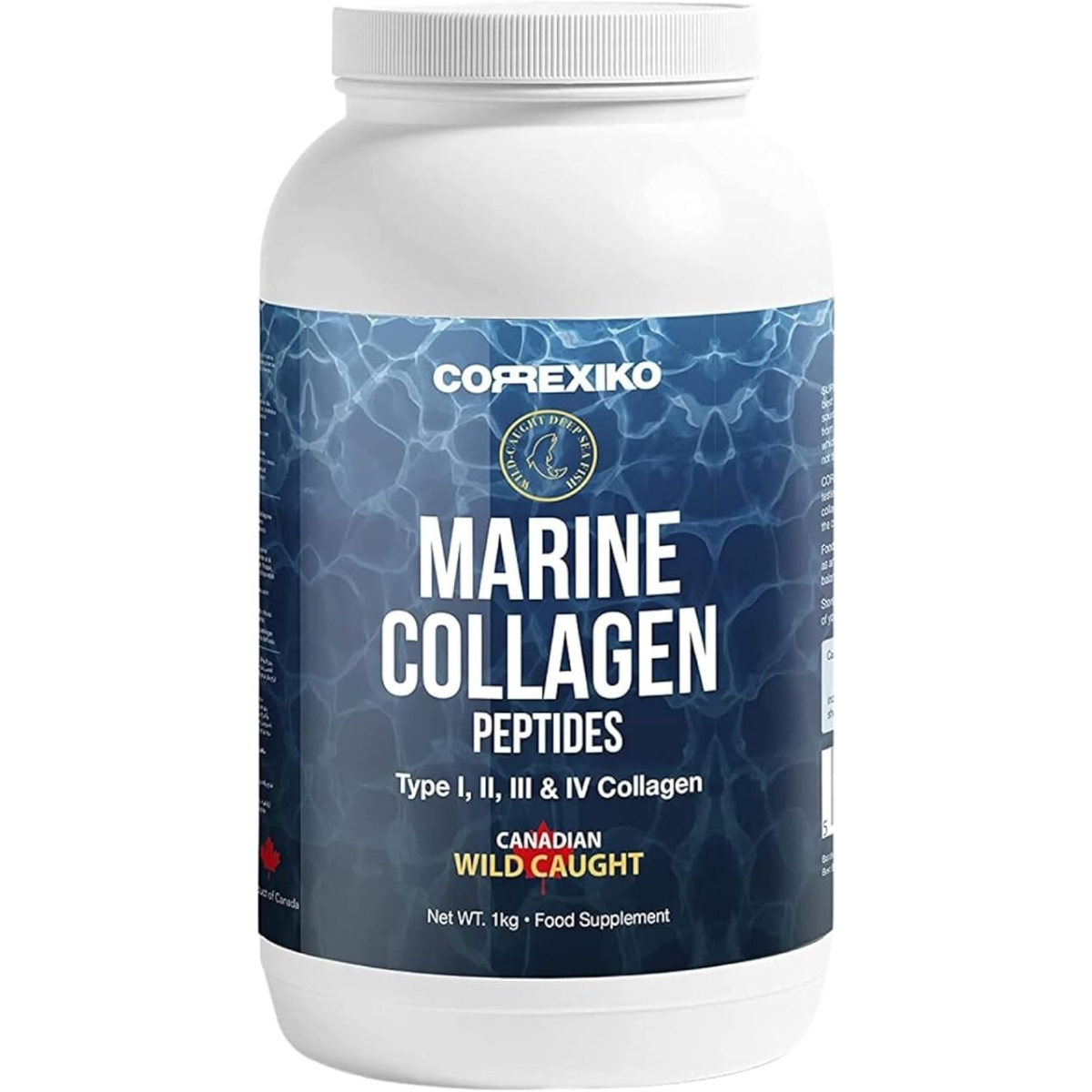Correxiko Polvo De Péptidos De Colágeno Marino - 1 Kg