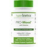 Hyperbiotics Probiótico PRO Ánimo para Manejo de Estrés y Relajación 6 Mil Millones CFU - 60 Tabletas de Liberación Prolongada - Haz Tu Pedido
