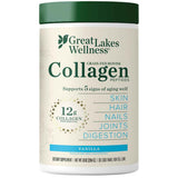 Great Lakes Wellness - Péptidos de Colágeno Bovino Sabor Vainilla (12 g - 10 oz)