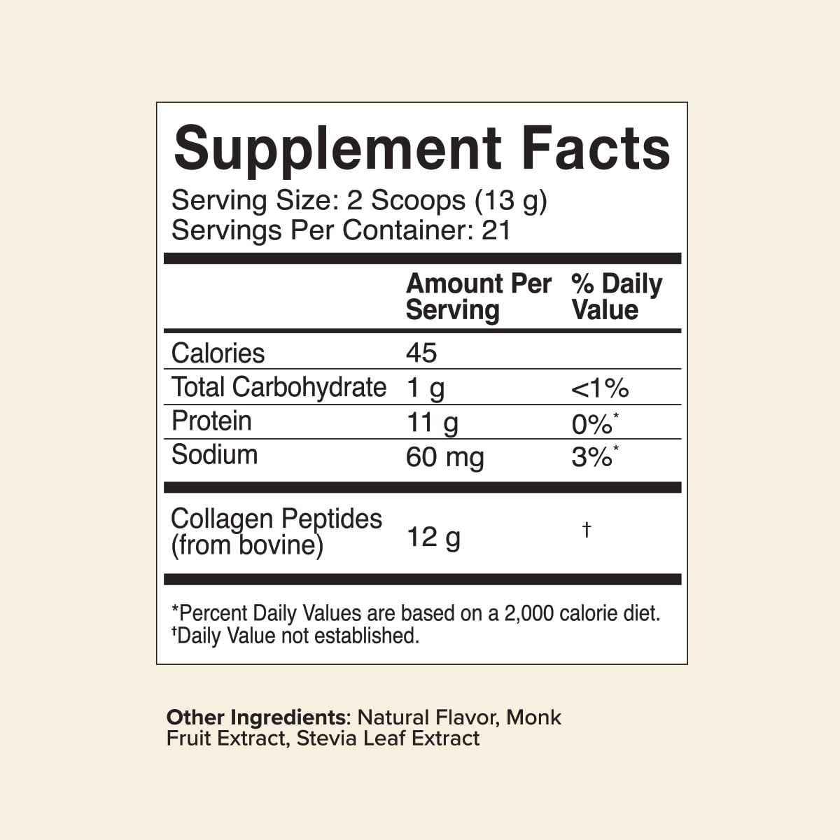 Great Lakes Wellness - Péptidos de Colágeno Bovino Sabor Vainilla (12 g - 10 oz)