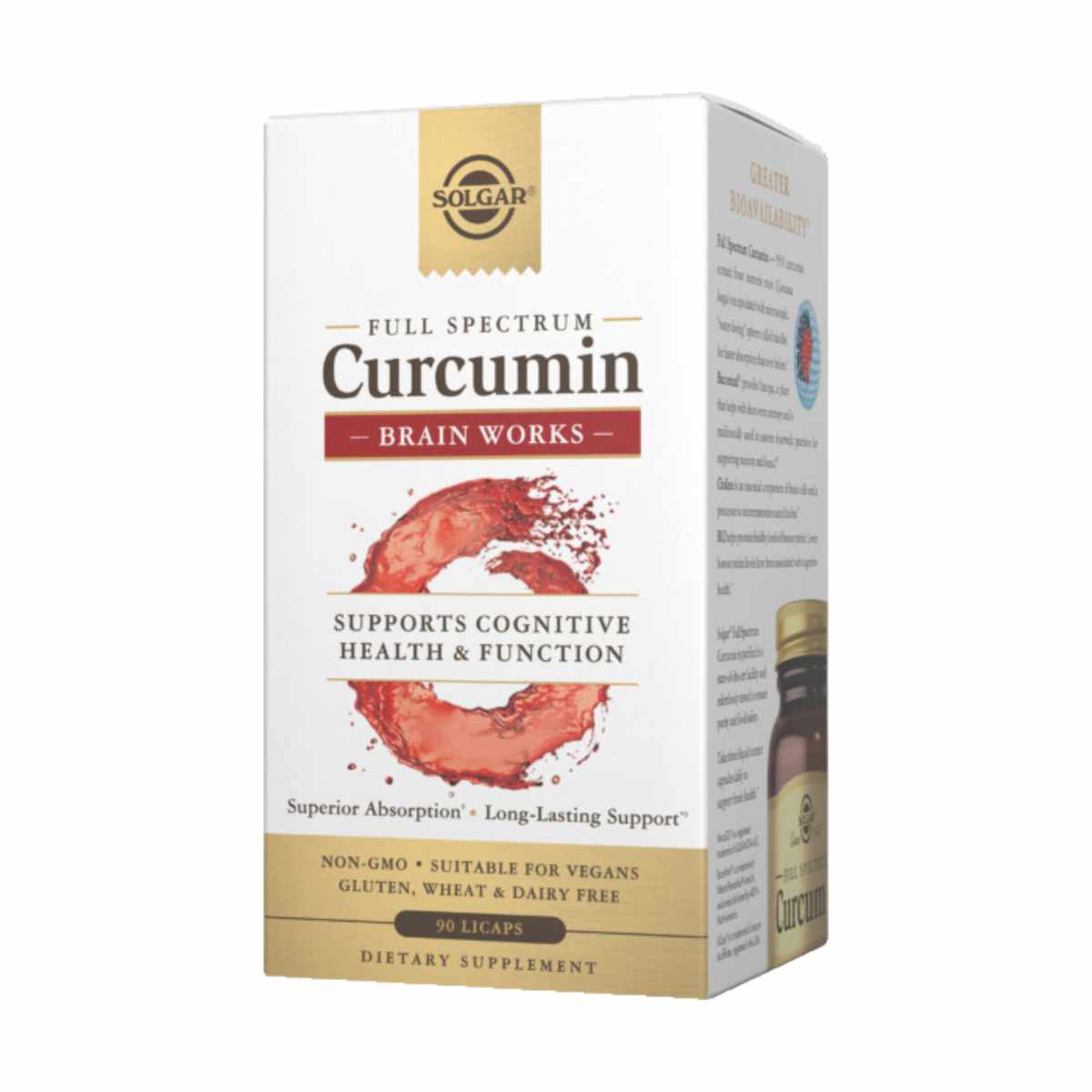 Solgar Cúrcuma  - 90 Cápsulas Liquidas - Haz Tu Pedido