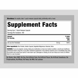 Piping Rock Picolinato de Zinc 50 mg - 180  Cápsulas de Liberación Rápida - Tabla Nutricional - Haz Tu Pedido