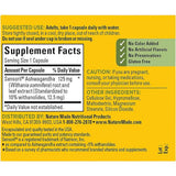 Nature Made Ashwagandha  125 mg - 60  Cápsulas - Haz Tu Pedido	Nature Made Ashwagandha  125 mg - 60  Cápsulas - Tabla Nutricional - Haz Tu Pedido