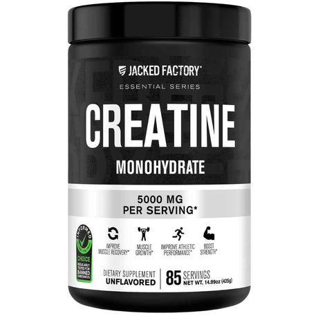Jacked Factory Monohidrato de Creatina 5000 mg - 425 g - Haz Tu Pedido