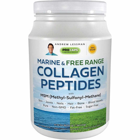Andrew Lessman Péptidos de Colágeno con MSM - 30 Servicios - Haz Tu Pedido
