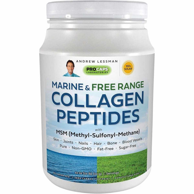 Andrew Lessman Péptidos de Colágeno con MSM - 30 Servicios - Haz Tu Pedido

