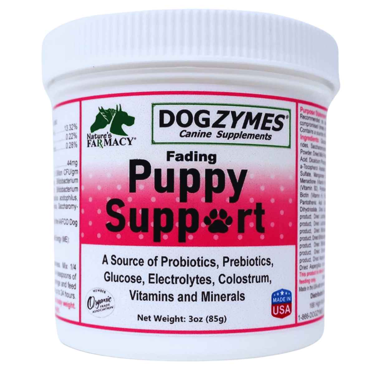 Dogzymes Probióticos para Cachorros Debiles - 85 g - Haz Tu Pedido