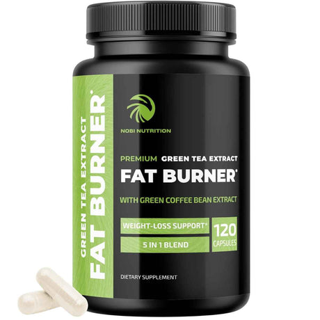 Nobi Nutrition Quemador De Grasa Con Té Verde  - 120 Cápsulas - Haz Tu Pedido
