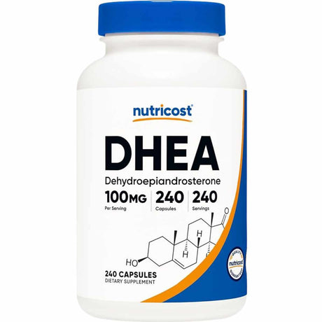 Nutricost  DHEA 100 mg - 240 Cápsulas - Haz Tu Pedido