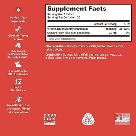 Hum Nutrition Apoyo Energético - 30 Tabletas Veganas