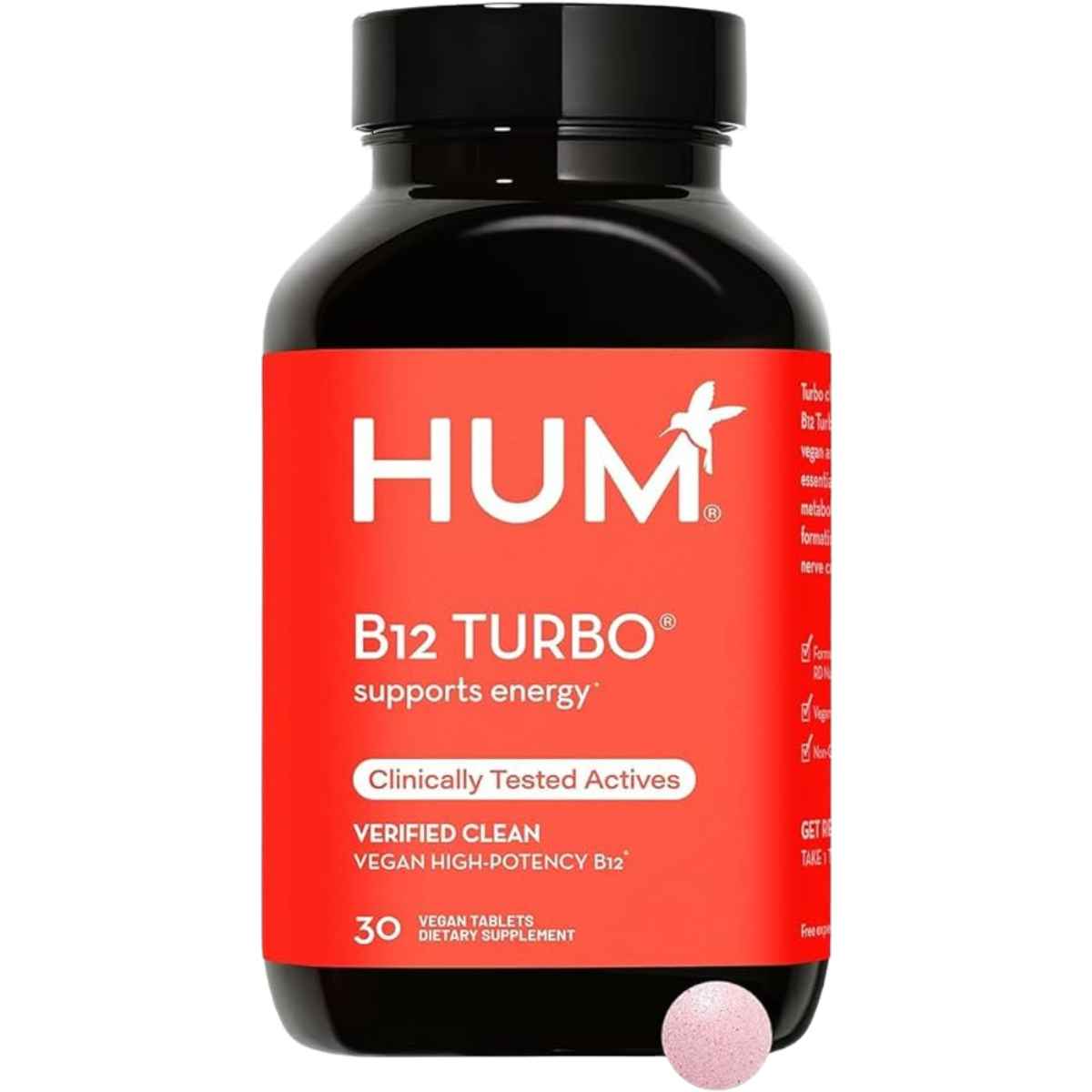 Hum Nutrition Apoyo Energético - 30 Tabletas Veganas