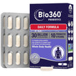 Bio360 Suplemento Probiótico Diario 30 Mil Millones CFU - 30 Cápsulas de Liberación Retardada - Haz Tu Pedido