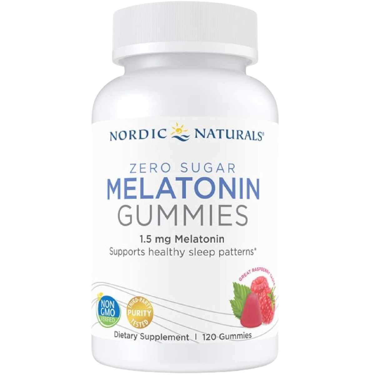 Nordic Naturals Melatonina  - Sabor Frambuesa - 120  Gomitas - Haz Tu Pedido