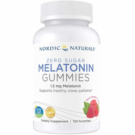 Nordic Naturals Melatonina  - Sabor Frambuesa - 120  Gomitas - Haz Tu Pedido