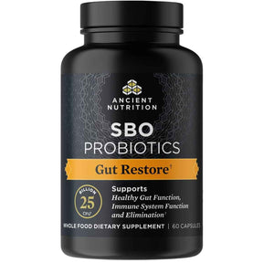 Ancient Nutrition Probióticos SBO Restauración Intestinal - 60 Cápsulas - Haz Tu Pedido