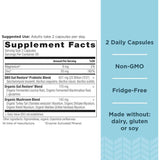 Ancient Nutrition Probióticos SBO Restauración Intestinal - 60 Cápsulas - Tabla Nutricional - Haz Tu Pedido
