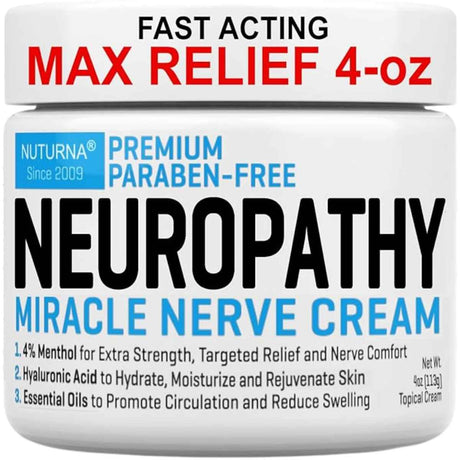Since Nuturna® 2009 Crema De Alivio Rápido Para Nervios Neuropáticos - Máxima Potencia - 113 g - Haz Tu Pedido