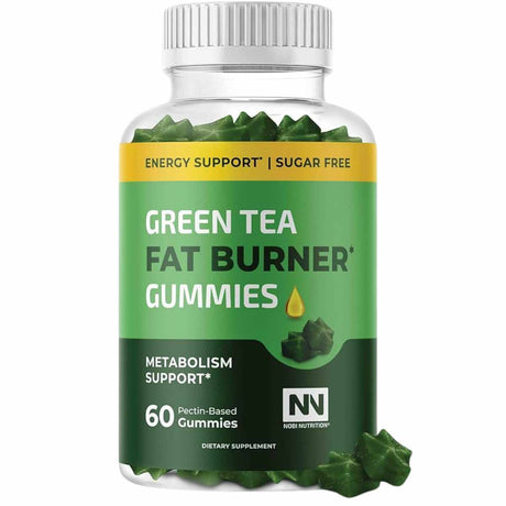 Nobi Nutrition Quemador de Grasa Té Verde - 60 Gomitas - Haz Tu Pedido
