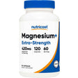 Nutricost Magnesio 420 mg - 120 Cápsulas - Haz Tu Pedido