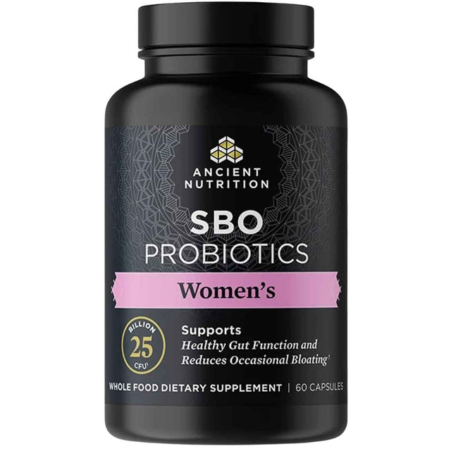 Ancient Nutrition Probióticos SBO Para Mujeres  Soporte Inmunológico - 60 Cápsulas - Haz Tu Pedido