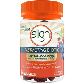 Align Probiotic Biótico De Acción Rápida Para La Salud Digestiva - Sabor Bayas - 46 Gomitas - Haz Tu Pedido