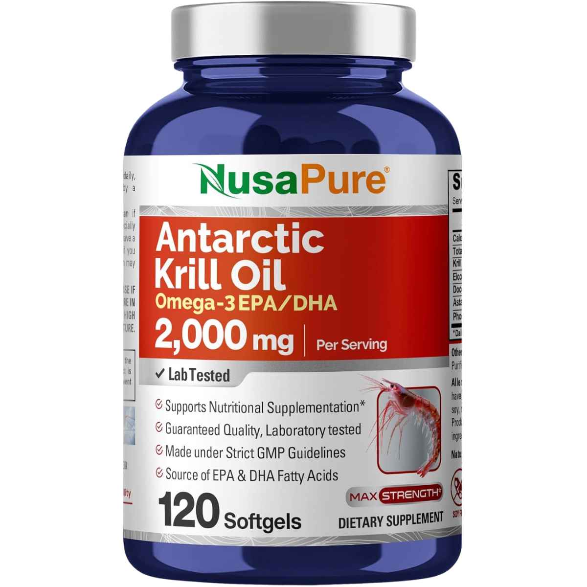 Krill Oil 120 - Cápsulas Blandas - Haz Tu Pedido