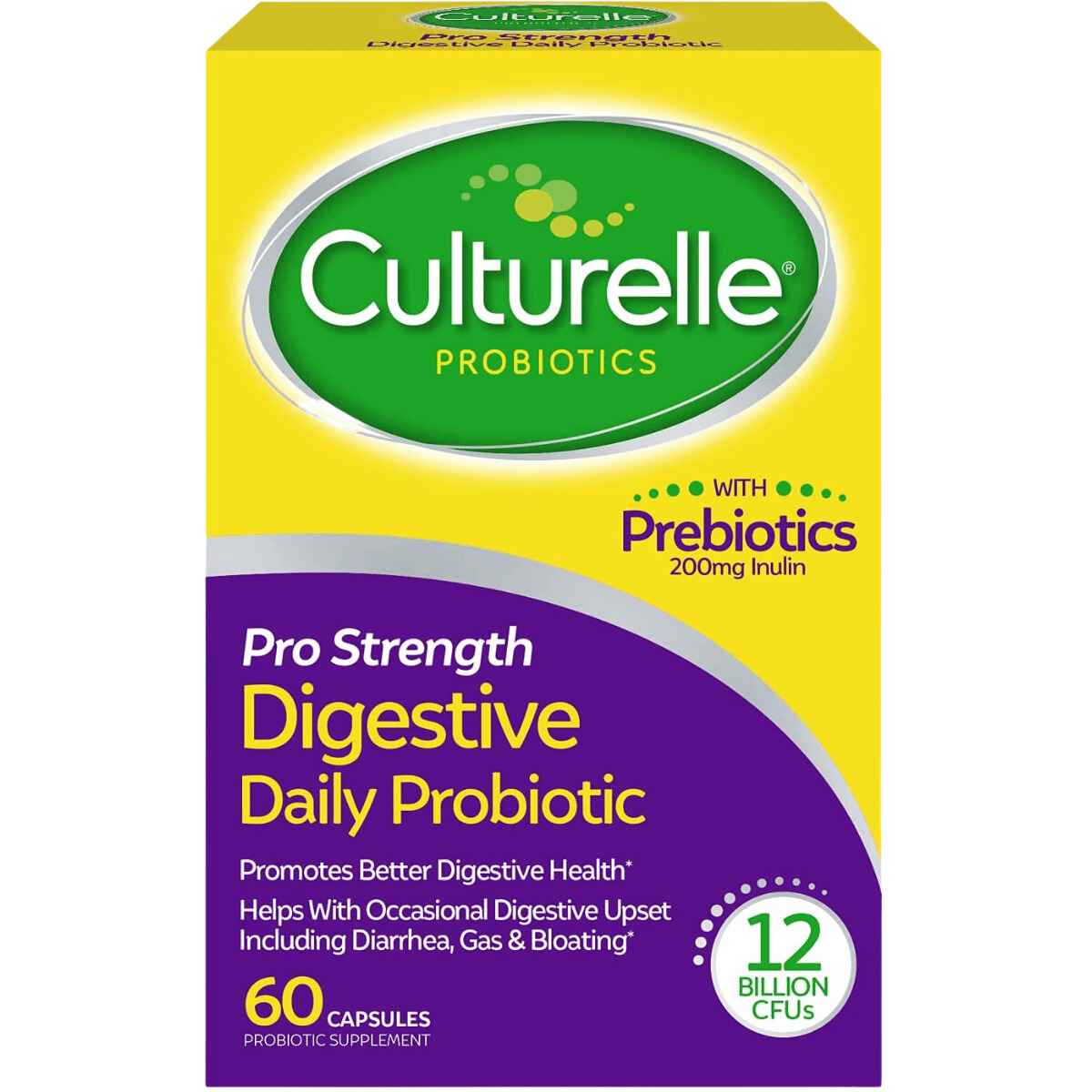 Culturelle Probiótico Digestivo Diario 200 mg - 60 Cápsulas - Haz Tu Pedido