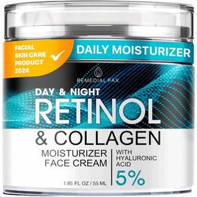 REMEDIAL PAX Crema Facial Con Retinol, Ácido Hialurónico Y Colágeno - 55 ml - Haz Tu Pedido