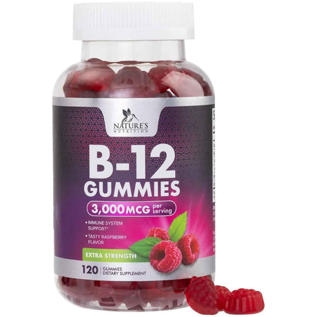Nature's nutrition Vitamin B12 - Frambuesa - Gomitas