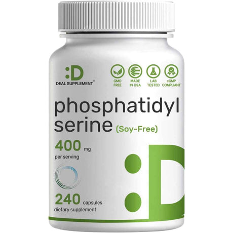 Deal Supplement Fosfatidilserina 400 mg - 240 Cápsulas- Haz Tu Pedido